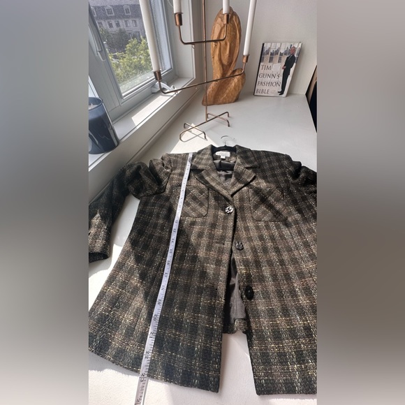 Blazer Tweed Blazer Woven Plaid... - Picture 12 of 16